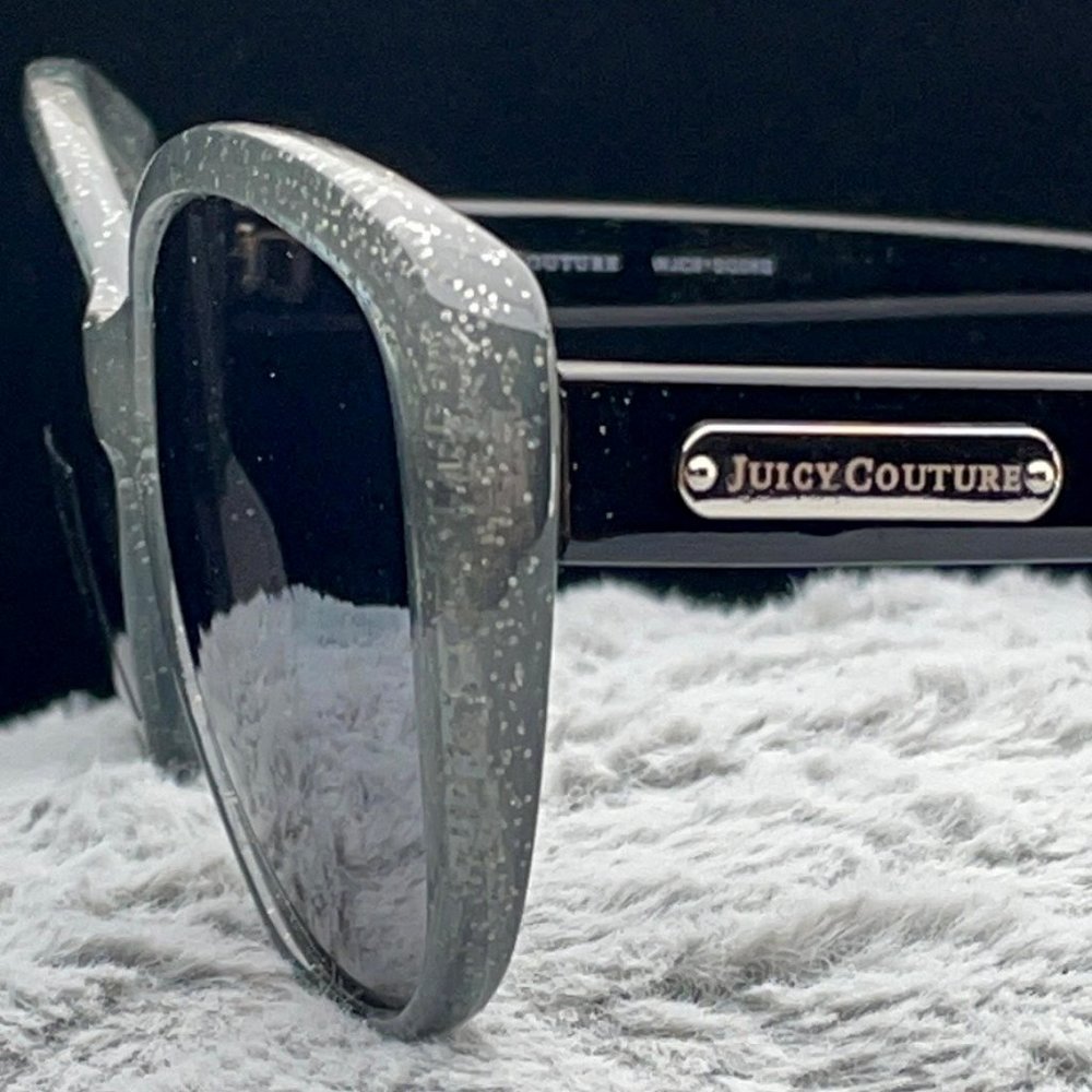Juicy Couture Two-Tone Frame Sparkle Gray/Black NWT - Picture 8 of 8
